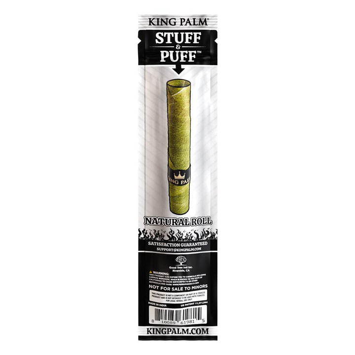 King Palm Mini Size Pre Rolled Palm Leaf Cones - Natural - 2 Packs 2 Cones