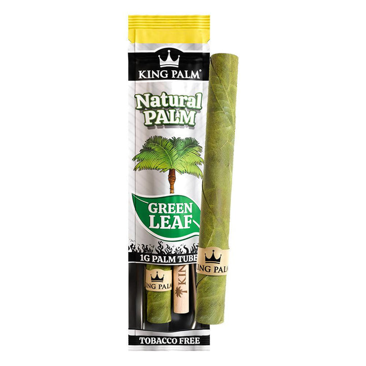 King Palm Mini Size Pre Rolled Palm Leaf Cones - Natural - 1 Pack 1 Cone