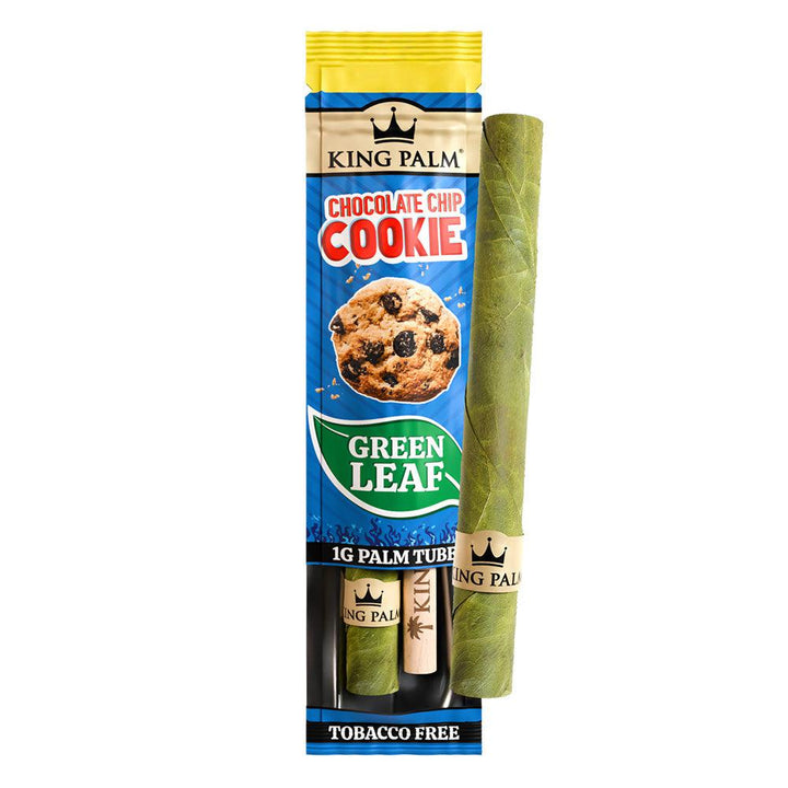 King Palm Mini Size Pre Rolled Palm Leaf Cones - Chocolate Chip Cookie - 3 Packs 3 Cones