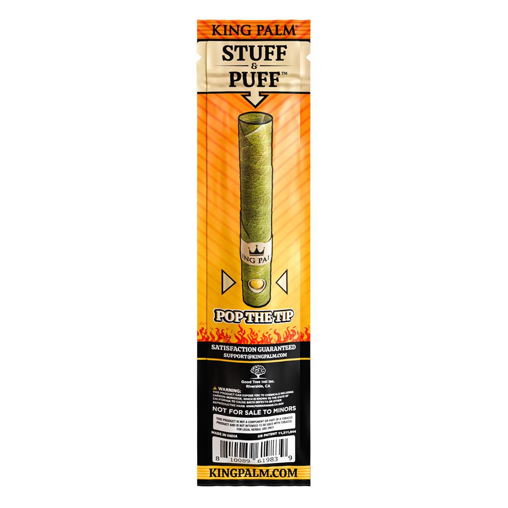 King Palm Mini Size Pre Rolled Palm Leaf Cones - Orange Cream - 2 Packs 2 Cones