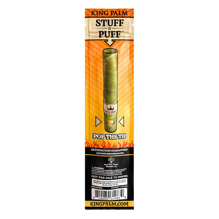 King Palm Mini Size Pre Rolled Palm Leaf Cones - Orange Cream - 3 Packs 3 Cones