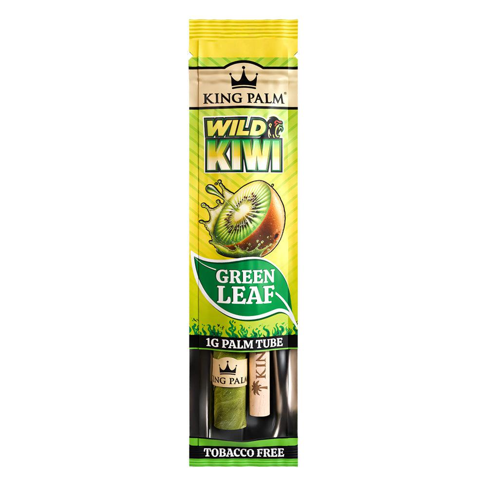King Palm Mini Size Pre Rolled Palm Leaf Cones - Wild Kiwi - 3 Packs 3 Cones