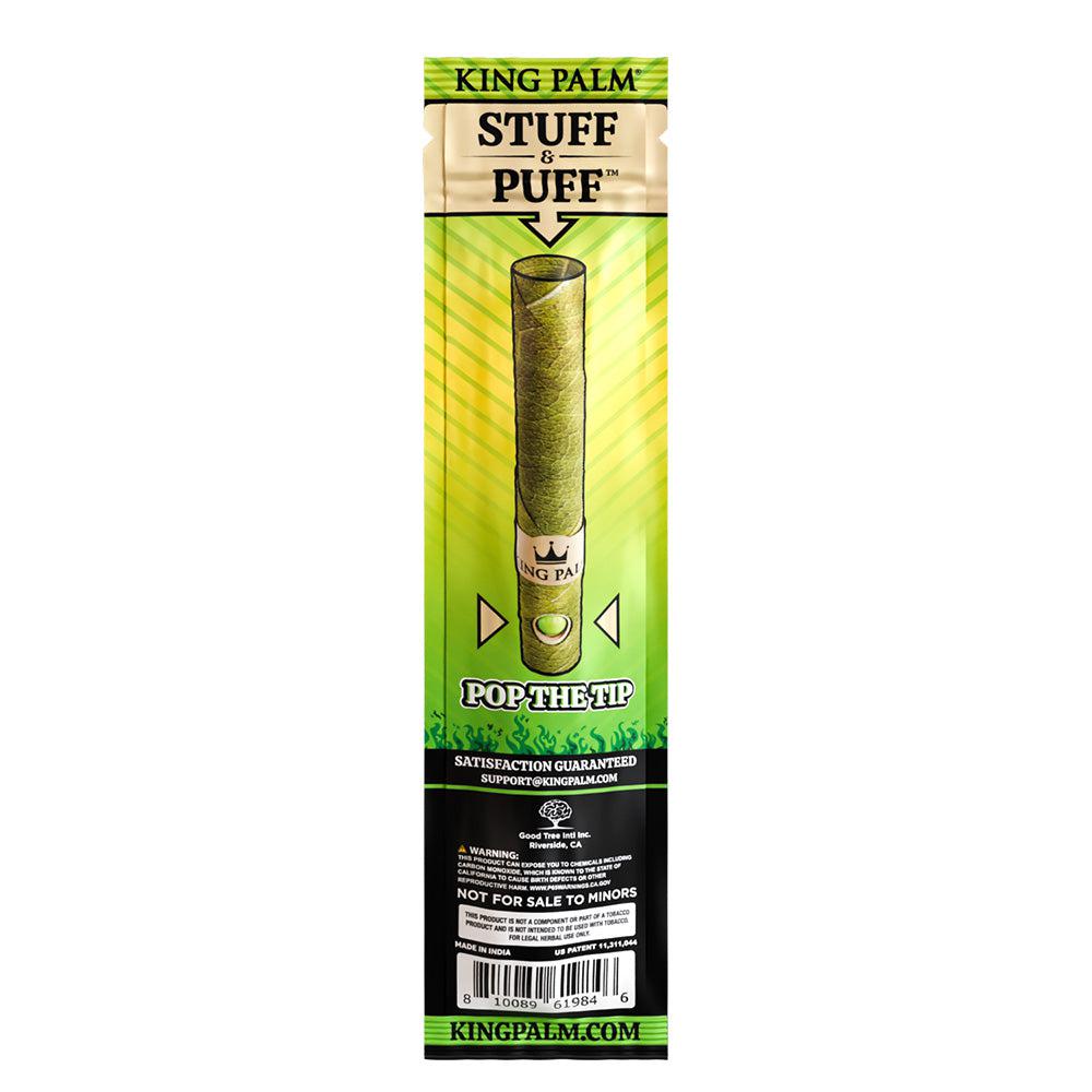 King Palm Mini Size Pre Rolled Palm Leaf Cones - Wild Kiwi - 1 Pack 1 Cone