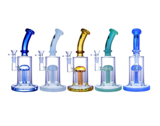 Amiri Glass Mushroom Perc Water Pipe (10")