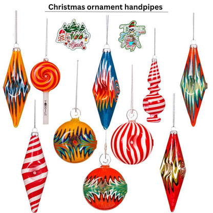 Toxic Christmas Ornaments Hand Pipe - Style 2