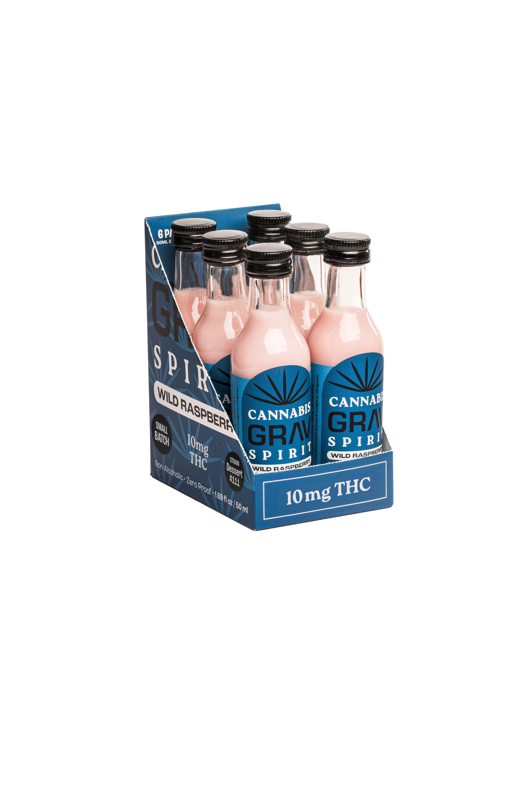 GRAV® Cannabis Spirit 10mg Flavor Shots, 50ml Bottle 6-Pack