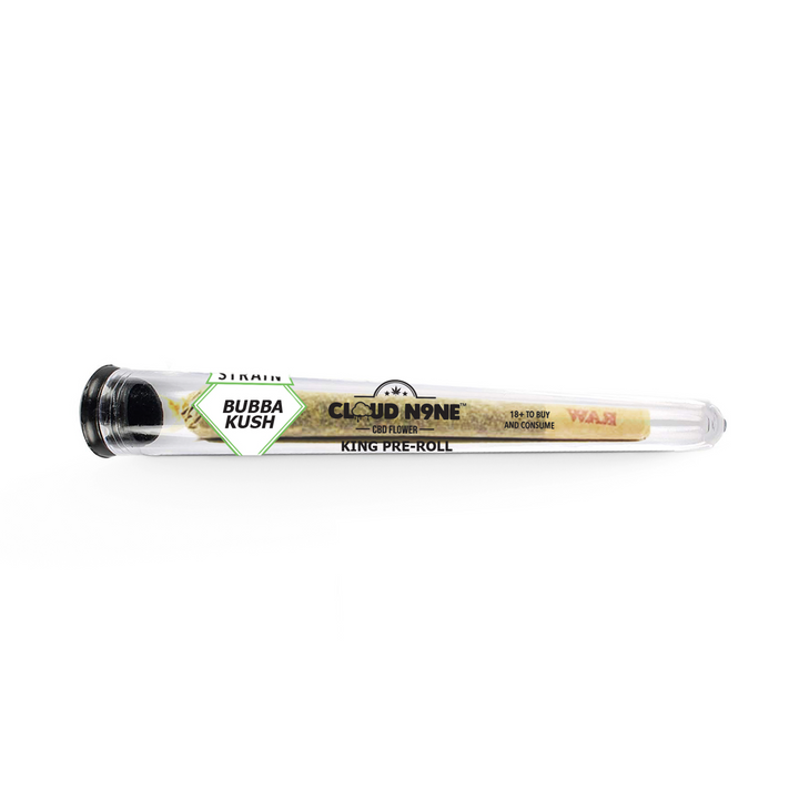 Cloud N9ne CBD Flower: Pre-Roll - Strain: Bubba Kush (Indoor)