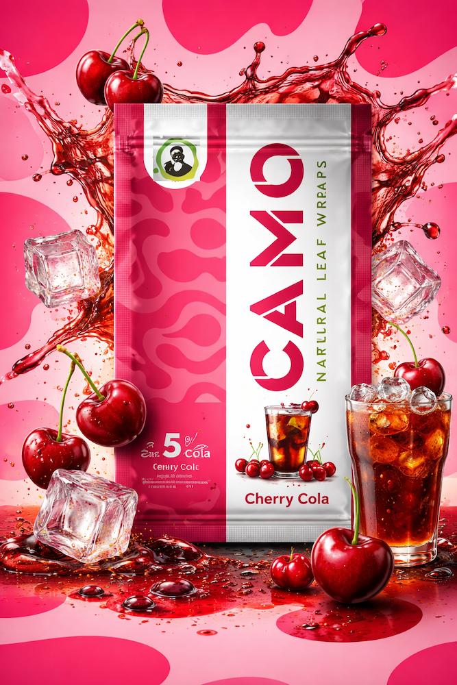 CAMO Chamomile Tea Leaf Blunt Wraps – Nicotine-Free Herbal Wraps | New 2026 Flavors