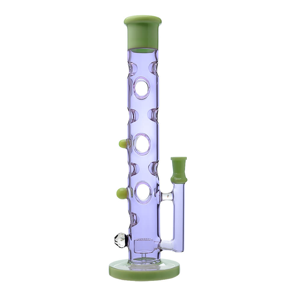 COLORED HOLED STRAIGHT TUBE WATER PIPE - view 8 | BDDbrands