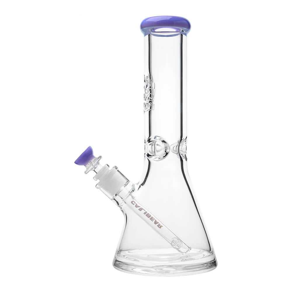 Calibear Classic 9mm Beaker WATER PIPE with etched logo– 8" / 12"