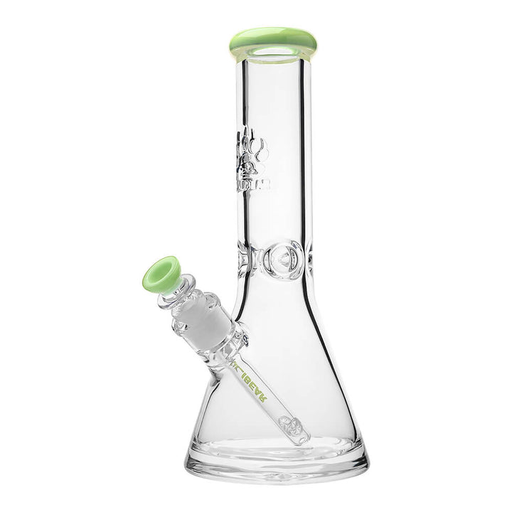 Calibear Classic 9mm Beaker WATER PIPE with etched logo– 8" / 12"