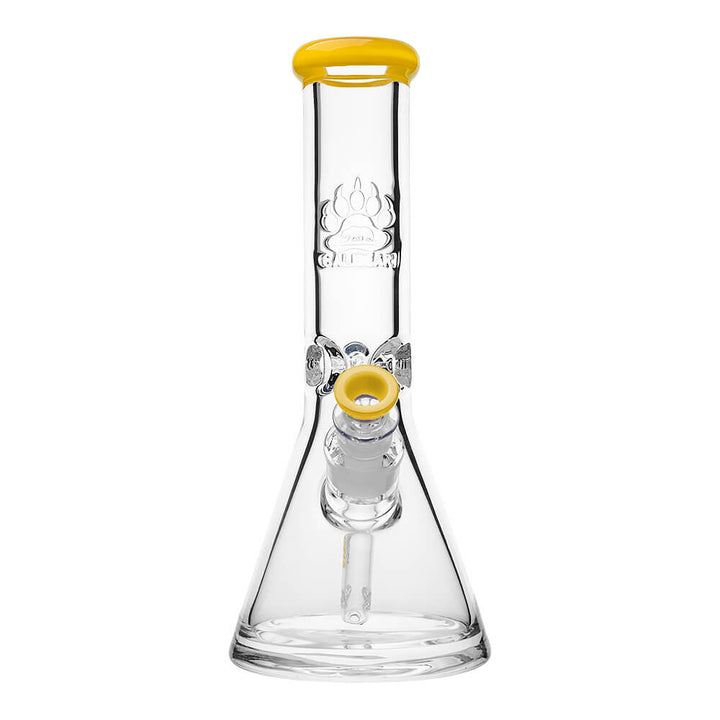 Calibear Classic 9mm Beaker WATER PIPE with etched logo– 8" / 12"