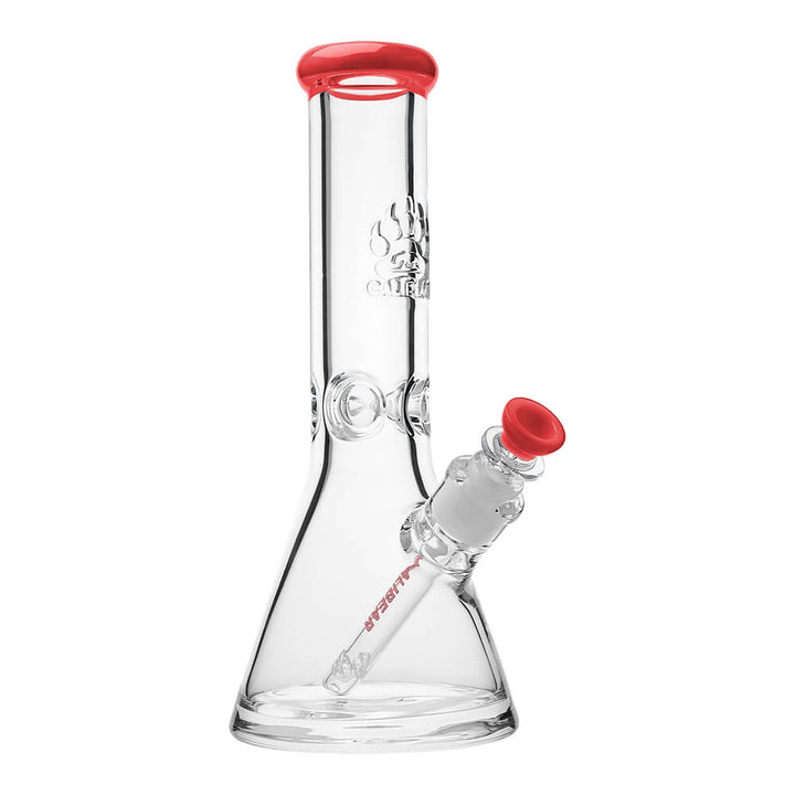 Calibear Classic 9mm Beaker WATER PIPE with etched logo– 8" / 12"