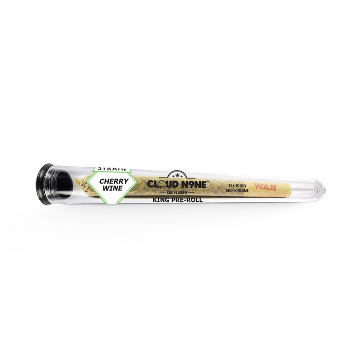 Cloud N9ne CBD Flower: Pre-Roll - Strain: Cherry Wine (Indoor)