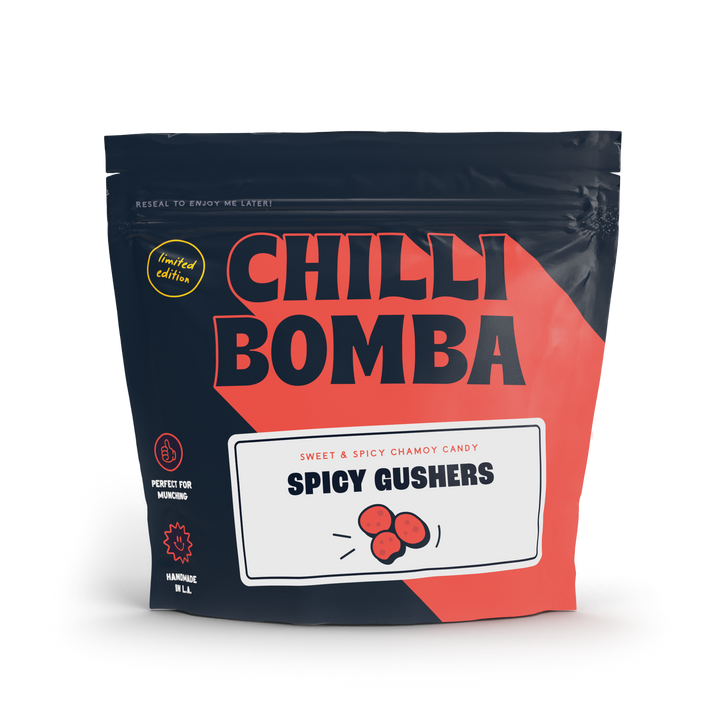 Chilli Bomba Spicy Blasters Chili Chamoy Candy 4oz Bag