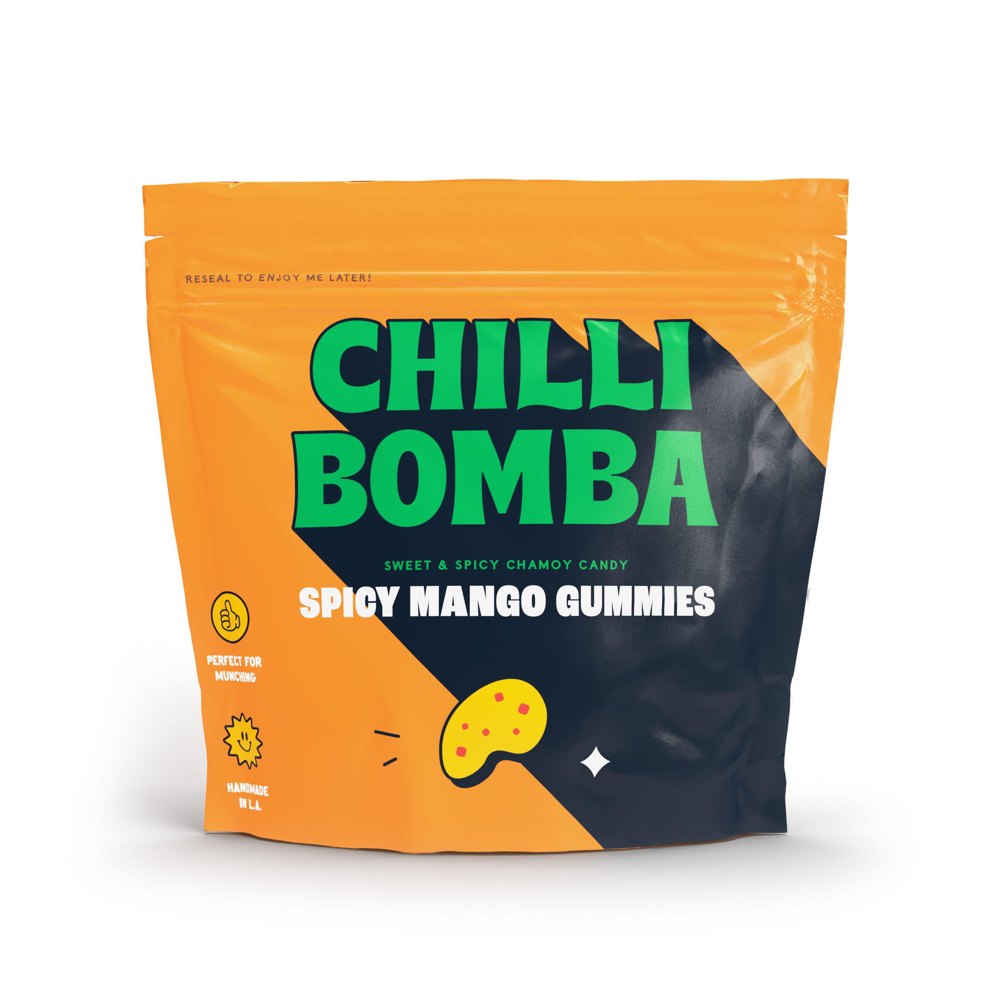 Chilli Bomba Spicy Mango Gummies Chili Chamoy Candy 4oz Bag | exotic ...