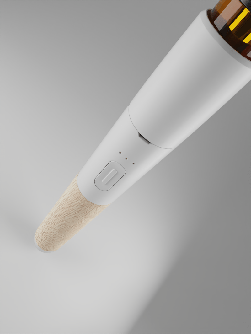 Vessel Craftsman Cartridge Battery [White/Beechwood]