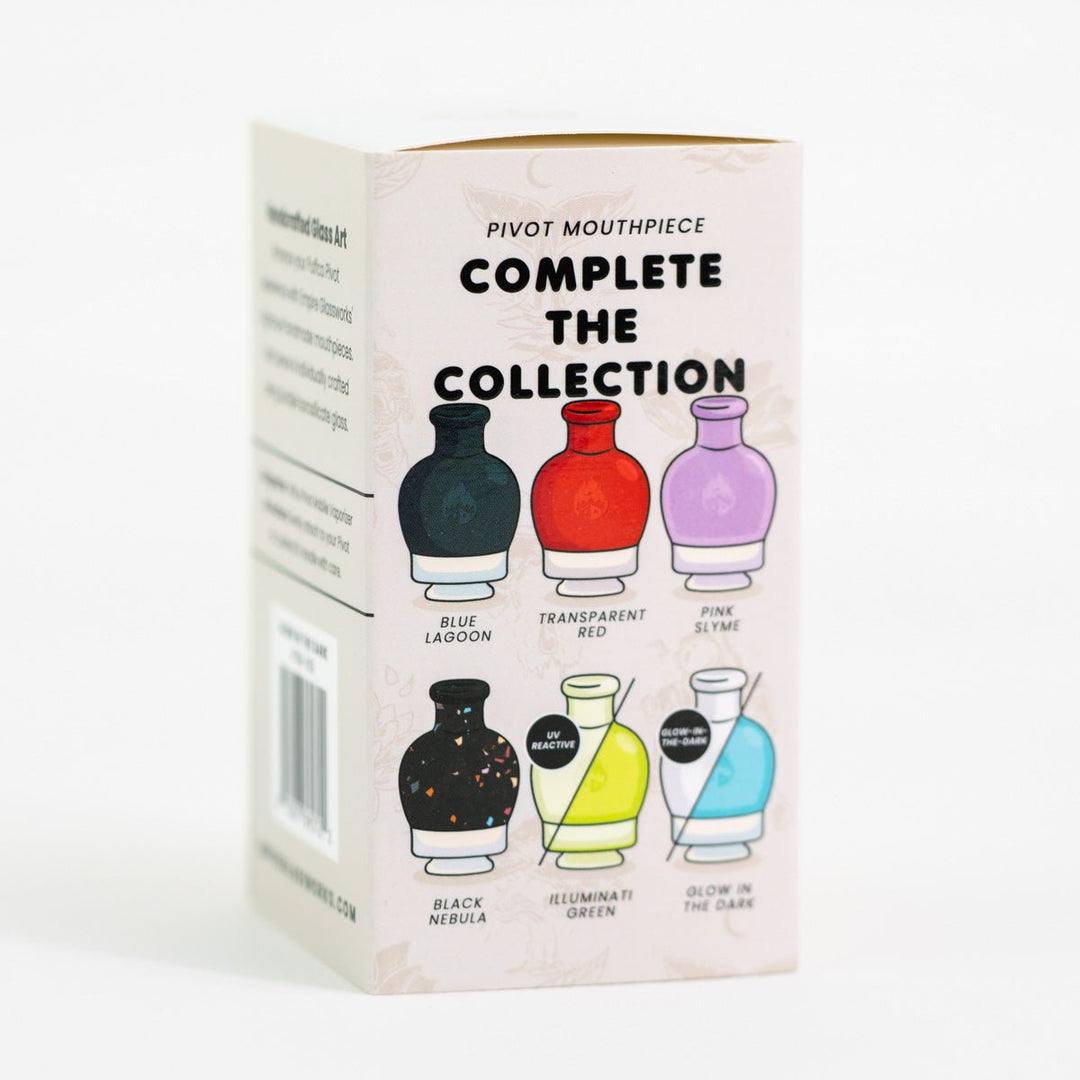 Empire Glassworks Puffco Pivot Glass Mouthpiece - Blue Lagoon