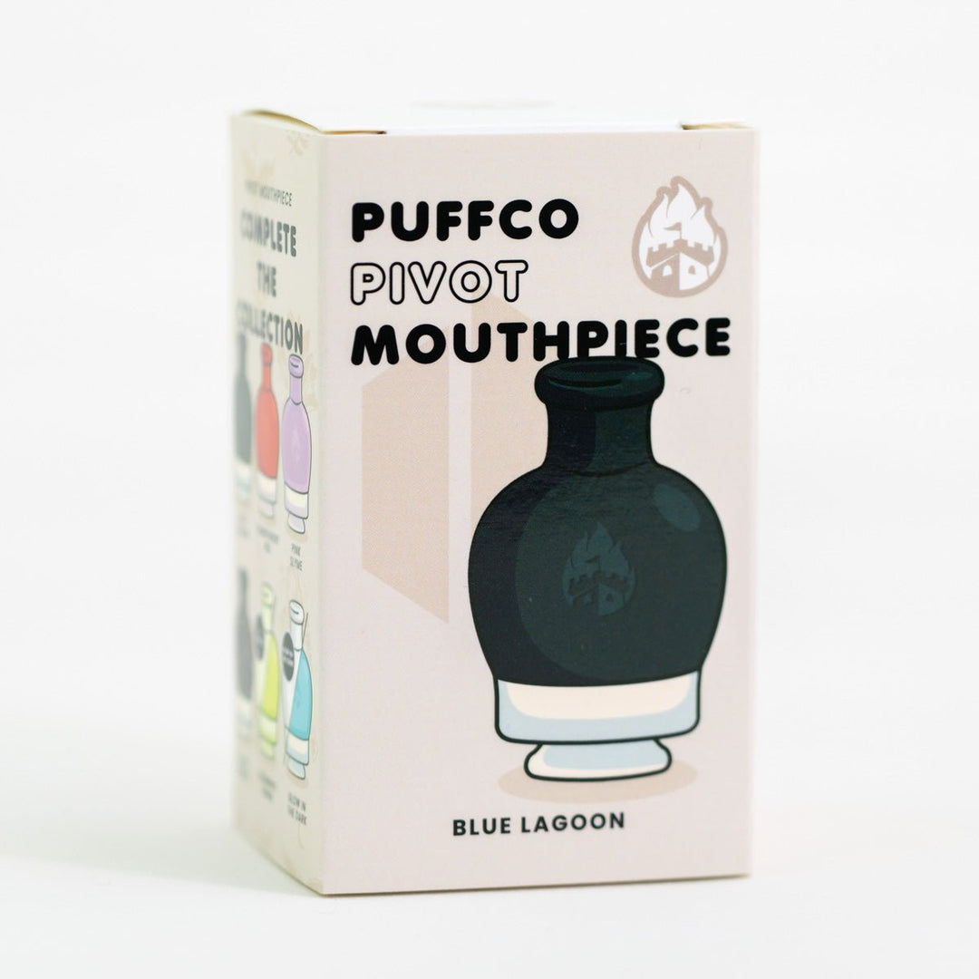 Empire Glassworks Puffco Pivot Glass Mouthpiece - Blue Lagoon