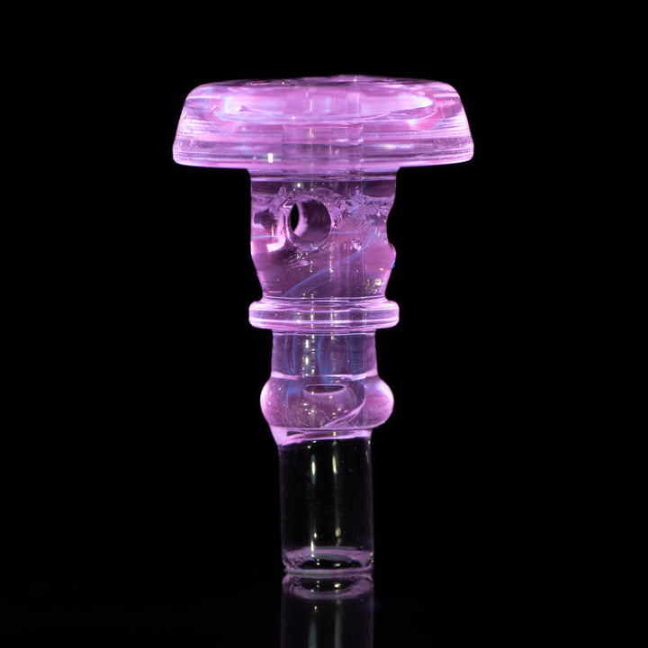 Empire Glassworks PuffCo Peak Glass Joystick Cap - UV Pink