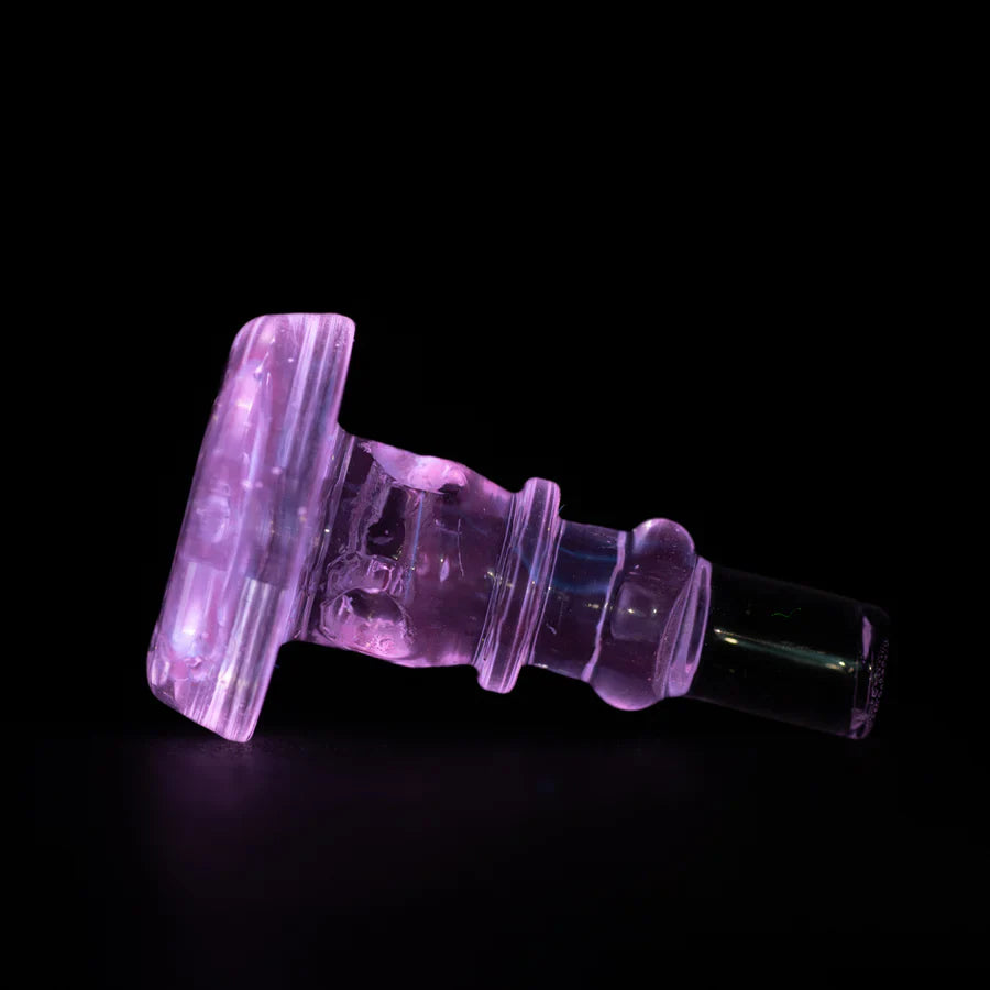 Empire Glassworks PuffCo Peak Glass Joystick Cap - UV Pink