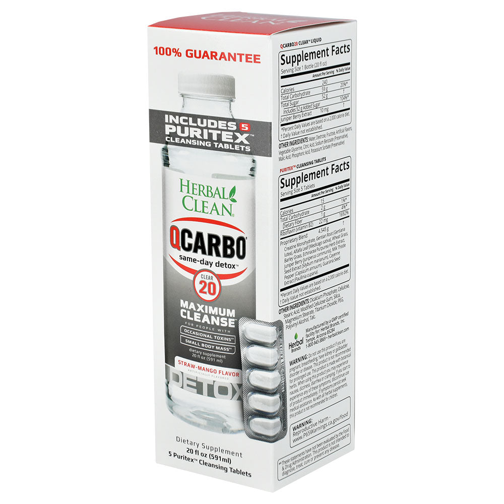 Herbal Clean QCarbo20 Clear | 20oz