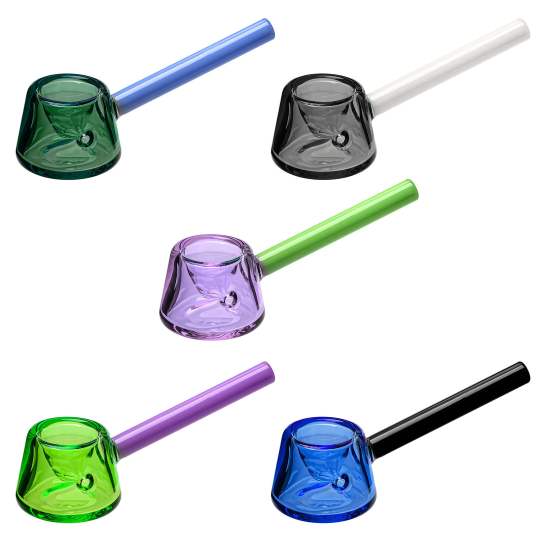 DUAL-TONE BUBBLE BASE SPOON PIPE SERIES by Calibear | BDDbrands