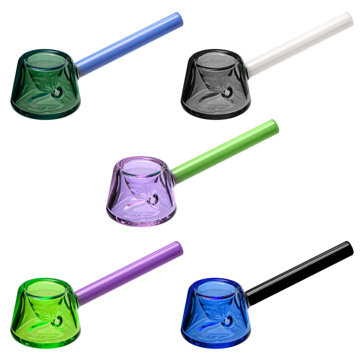 DUAL-TONE BUBBLE BASE SPOON PIPE SERIES by Calibear | BDDbrands