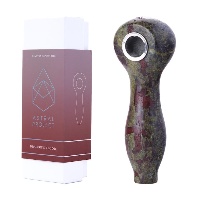 Astral Project Gemstone Spoon Pipe (8 styles)