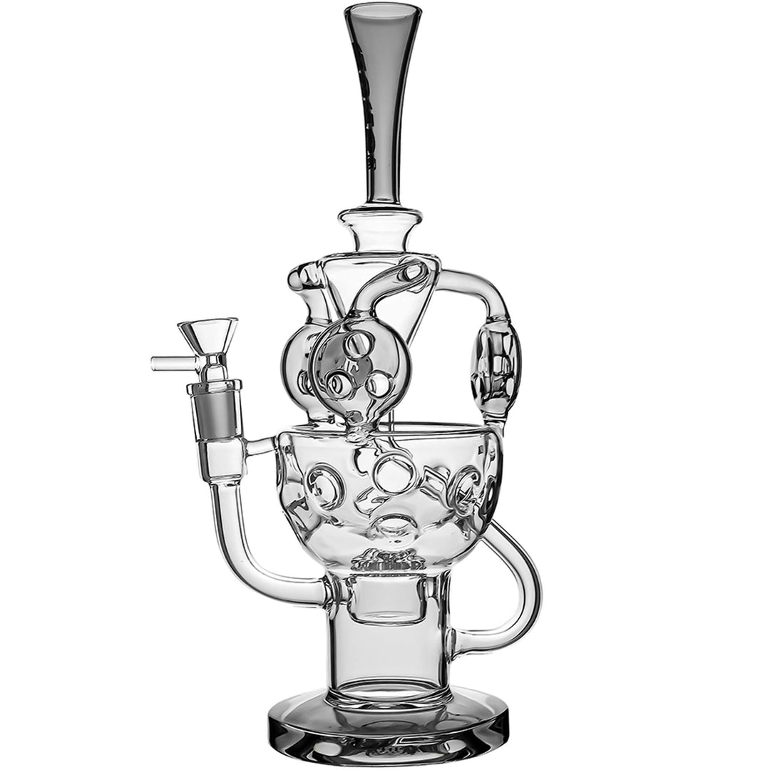 ELABORATE MULTI CHAMBER GLASS WATER PIPE by Calibear | BDDbrands