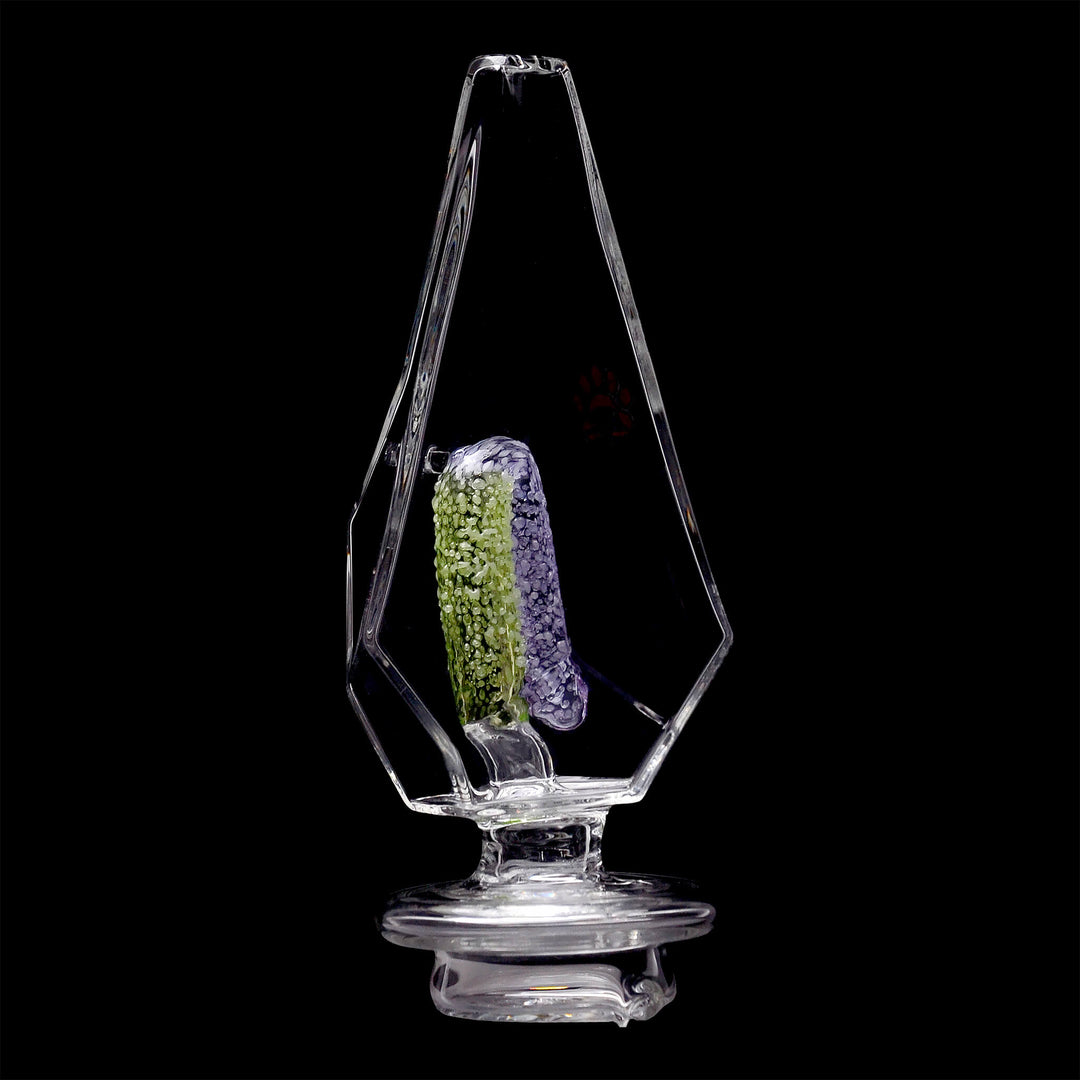 FANCY HEXAGON GUMMY PERC GLASS ATTACHMENT FOR FOCUS V CARTA ERIG