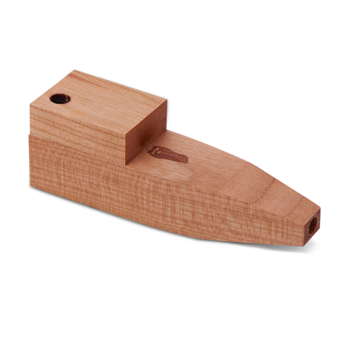 Bearded Square Wood Pipe with Lid - view 2 | BDDbrands