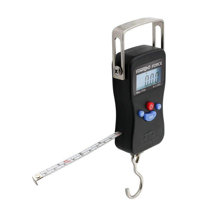 Truweigh Force Digital Hanging Scale - 110lb x 0.05lb - Black