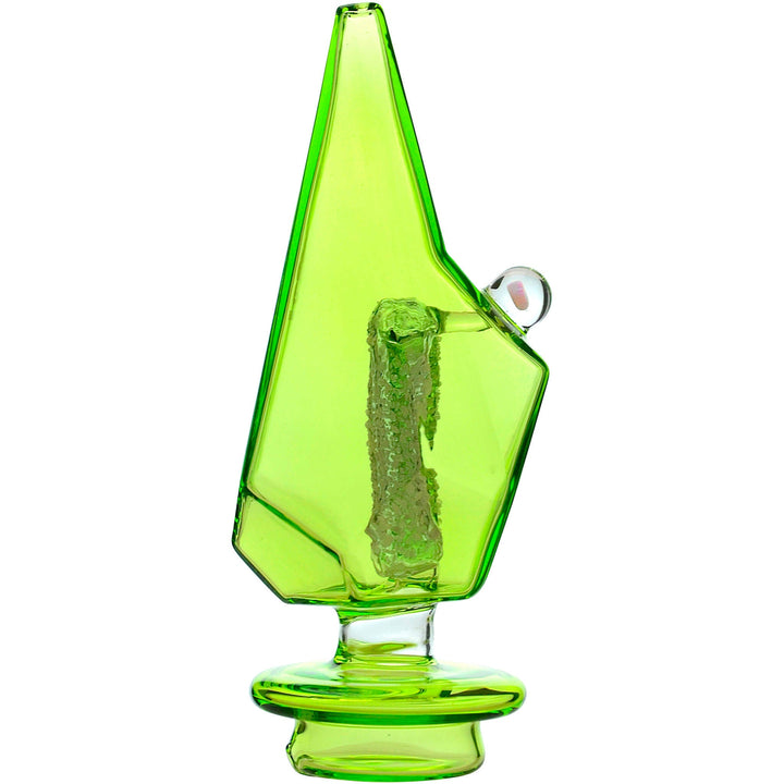 FULLY COLORED FANCY HEXAGON GUMMY PERC GLASS ATTACHMENT ENCASED WITH OPAL FOR FOCUS V CARTA ERIG - view 3 | BDDbrands