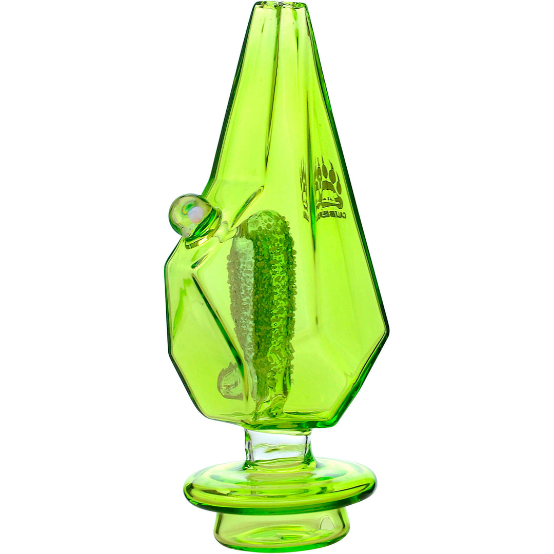 FULLY COLORED FANCY HEXAGON GUMMY PERC GLASS ATTACHMENT ENCASED WITH OPAL FOR FOCUS V CARTA ERIG - view 7 | BDDbrands