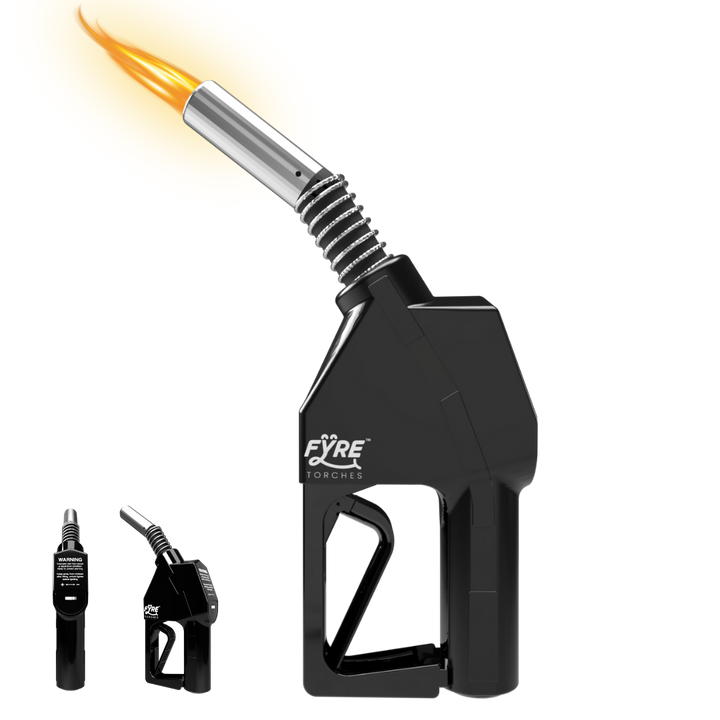 "Gas Pump" Shaped Torch Refillable and Adjustable Flame