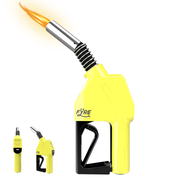 "Gas Pump" Shaped Torch Refillable and Adjustable Flame