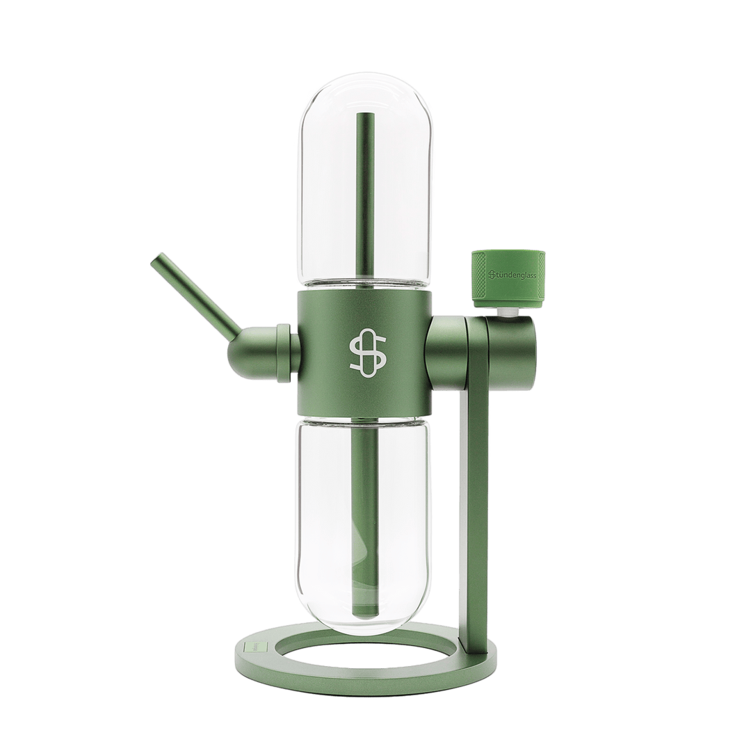 Stündenglass Gravity Infuser - Olive Green | 360° Gravity Hookah