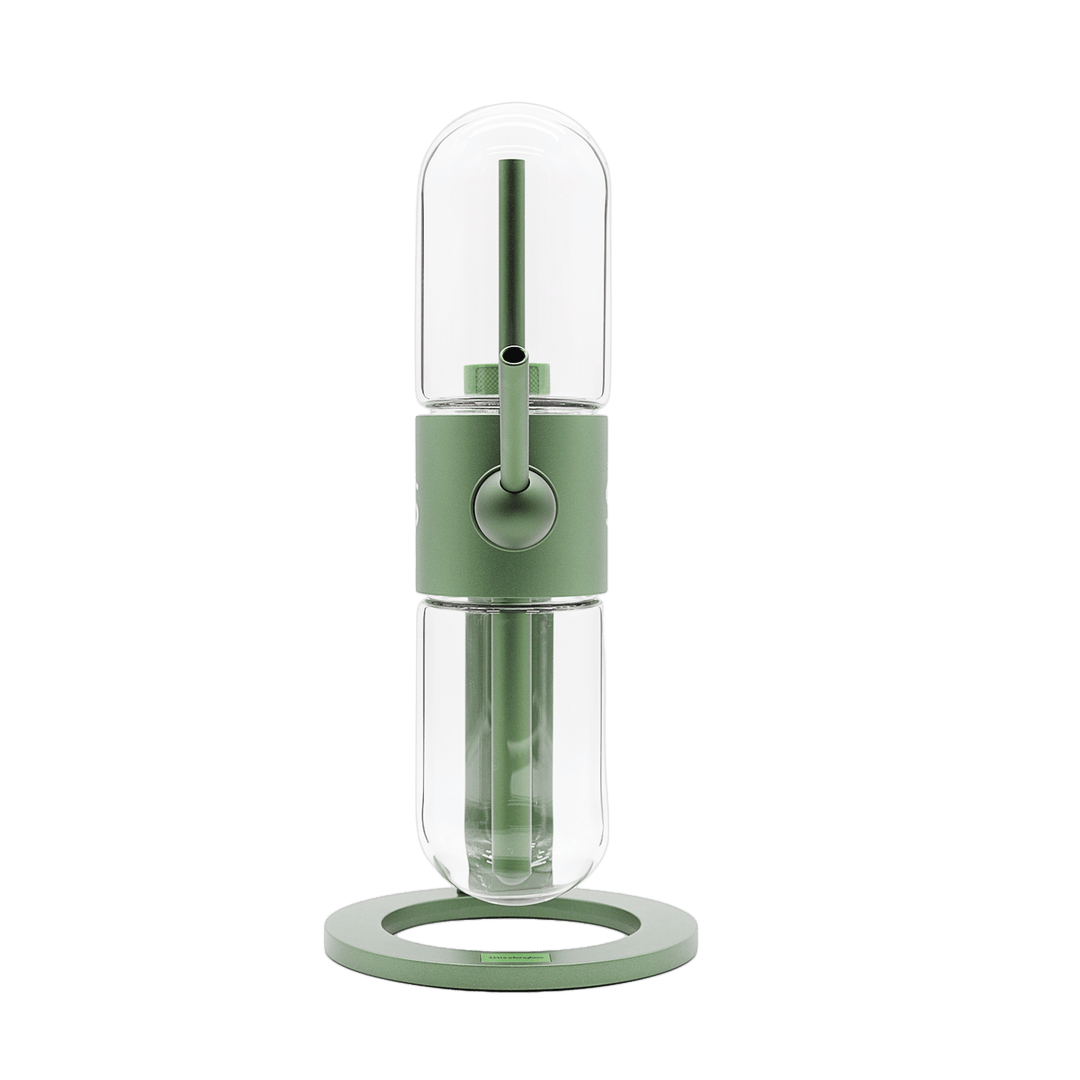 Stündenglass Gravity Infuser - Olive Green | 360° Gravity Hookah