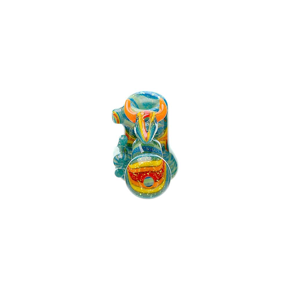 HEADY CACTUS HAND PIPES WITH OX SKULL