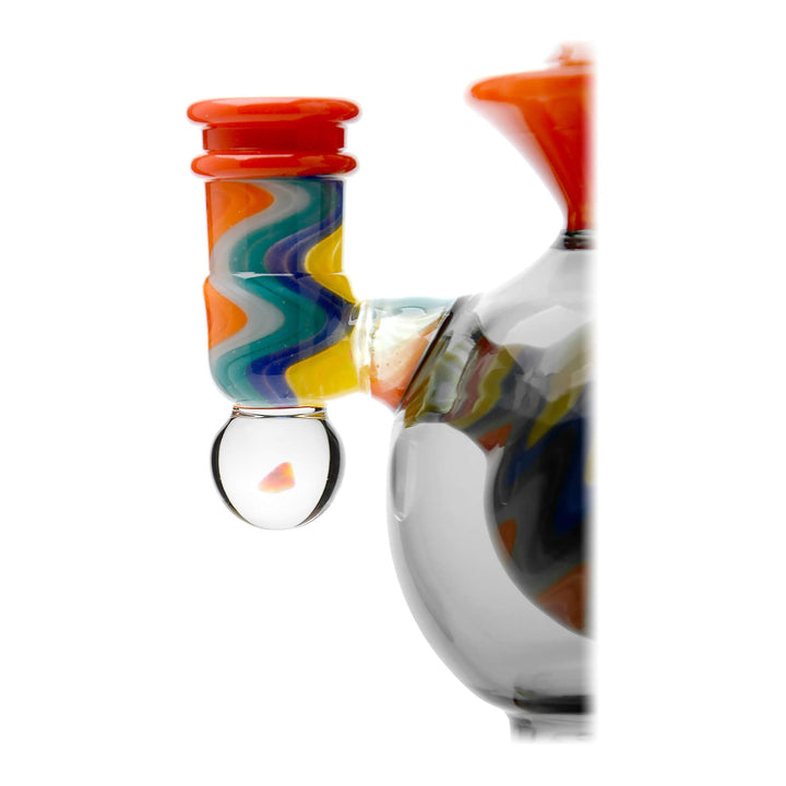 HEADY WIGWAG BALL RIG WITH ENCASED OPAL FLOWER OF LIFE PERC