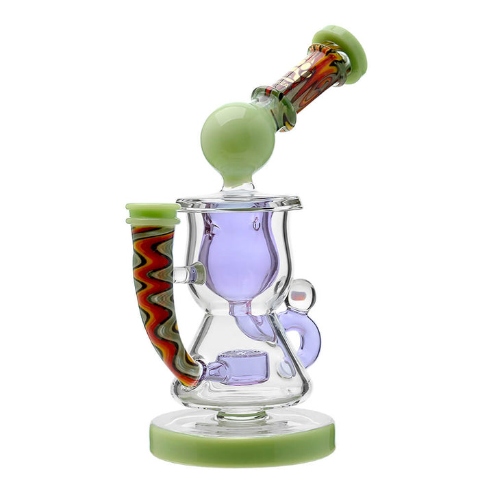 HEADY WIGWAG KLEIN RECYCLER WITH ENCASED OPAL by Calibear | BDDbrands