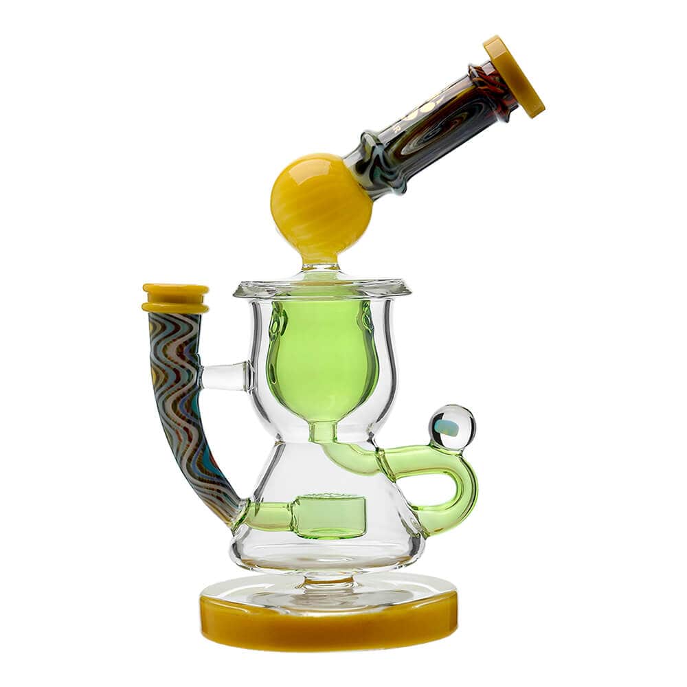 HEADY WIGWAG KLEIN RECYCLER WITH ENCASED OPAL - view 12 | BDDbrands