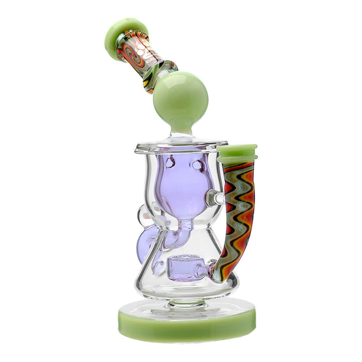 HEADY WIGWAG KLEIN RECYCLER WITH ENCASED OPAL - view 3 | BDDbrands