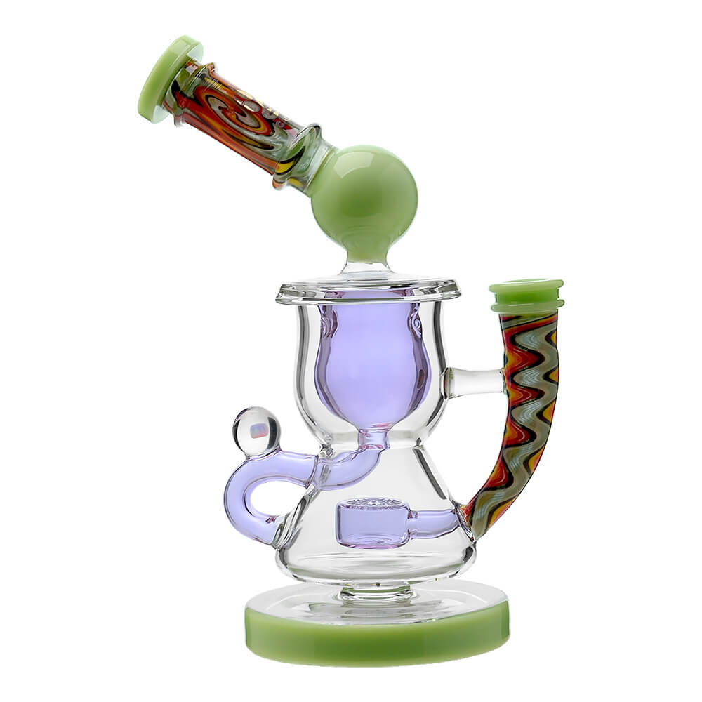 HEADY WIGWAG KLEIN RECYCLER WITH ENCASED OPAL - view 4 | BDDbrands