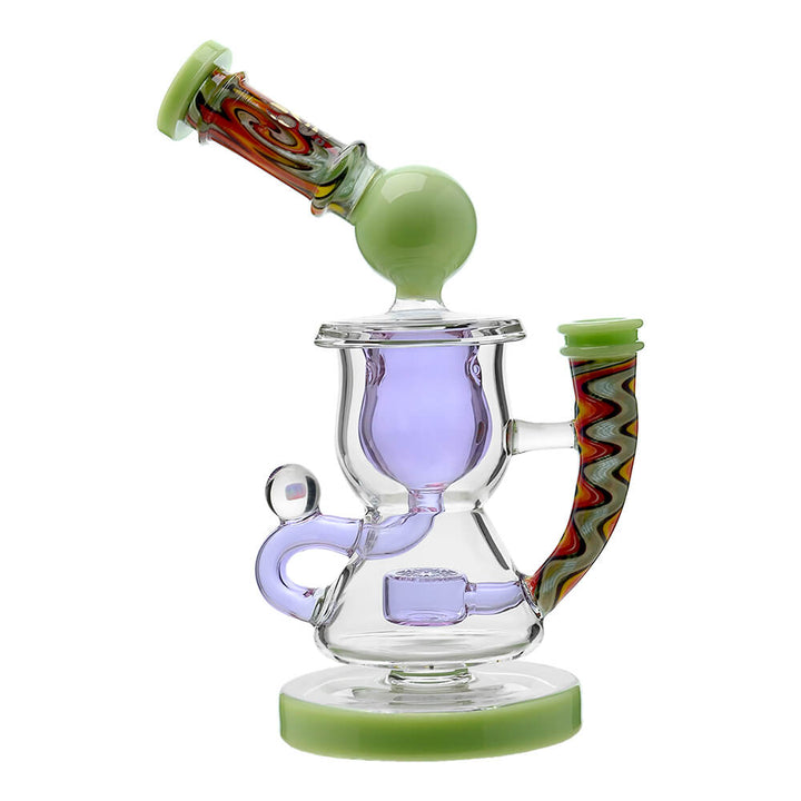 HEADY WIGWAG KLEIN RECYCLER WITH ENCASED OPAL - view 4 | BDDbrands