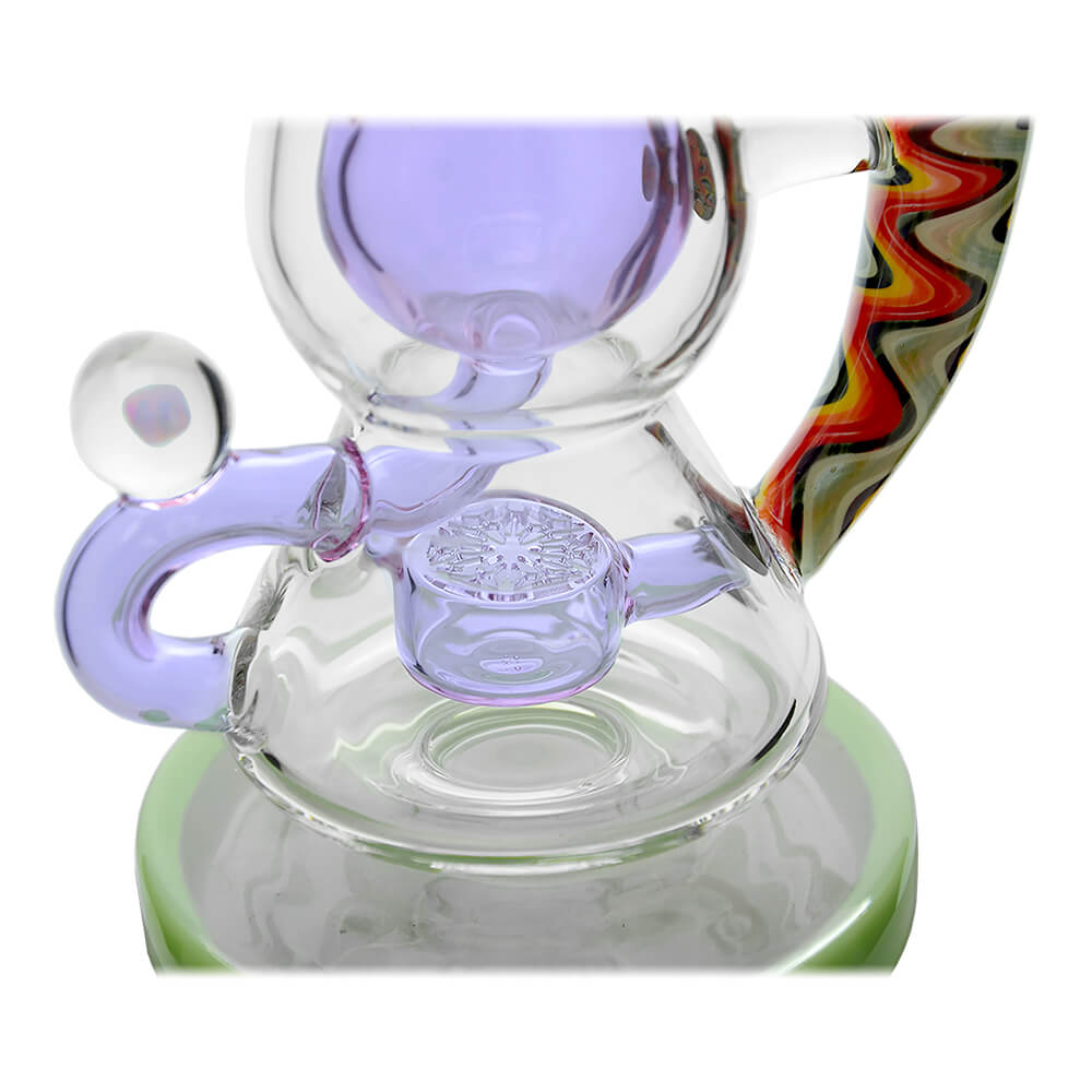 HEADY WIGWAG KLEIN RECYCLER WITH ENCASED OPAL - view 6 | BDDbrands