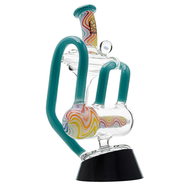 HEADY WIGWAG PUFFCO PEAK OG & PRO GLASS ATTACHMENT ENCASED WITH OPAL