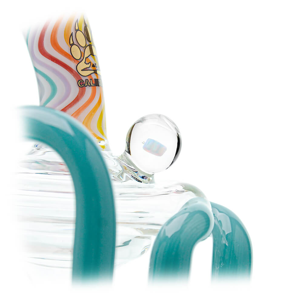 HEADY WIGWAG PUFFCO PEAK OG & PRO GLASS ATTACHMENT ENCASED WITH OPAL