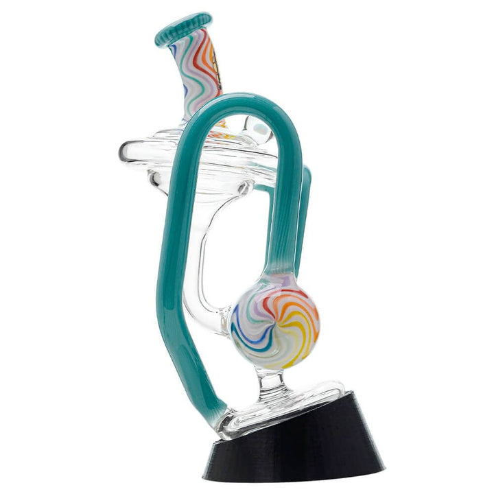 HEADY WIGWAG PUFFCO PEAK OG & PRO GLASS ATTACHMENT ENCASED WITH OPAL